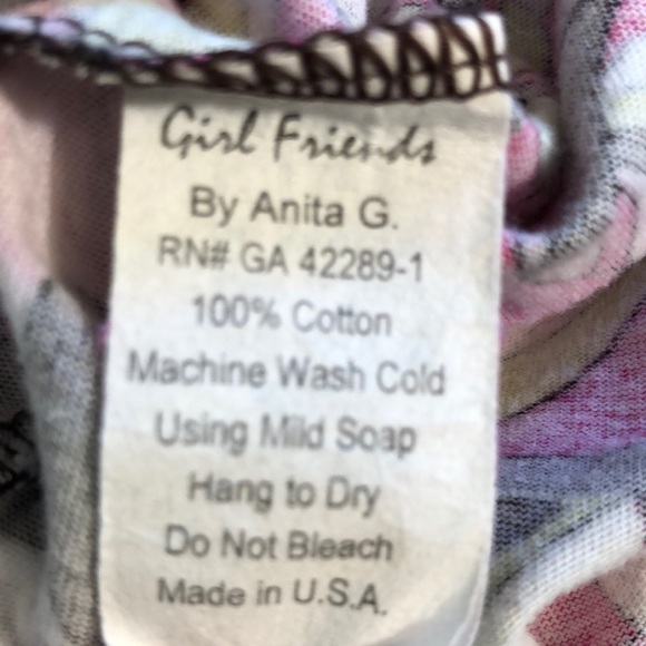 Girl’s Long sleeve floral top size 5 ‘Girlfriends’ - Picture 7 of 7